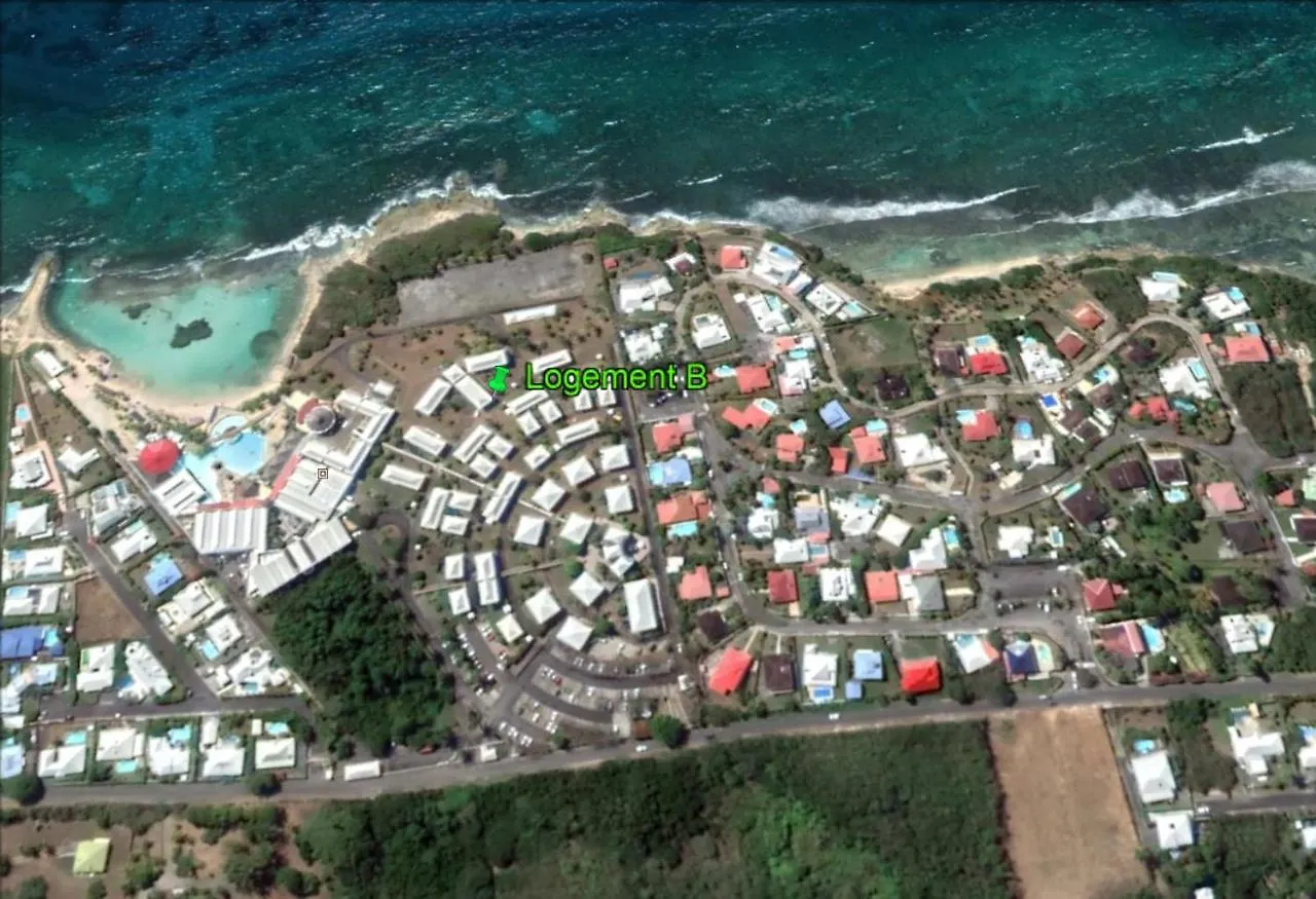 Appartement Vue Mer&Accès Direct à la Plage avec Magnifique Piscine Saint-Francois  Guadeloupe